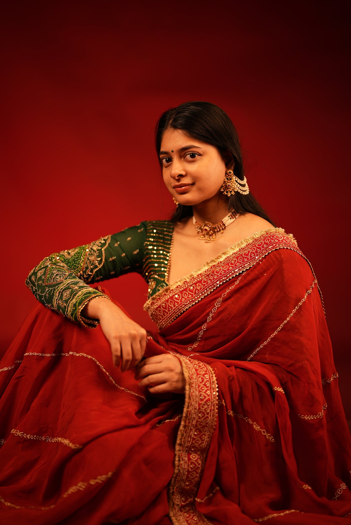 The Janhvi Saree