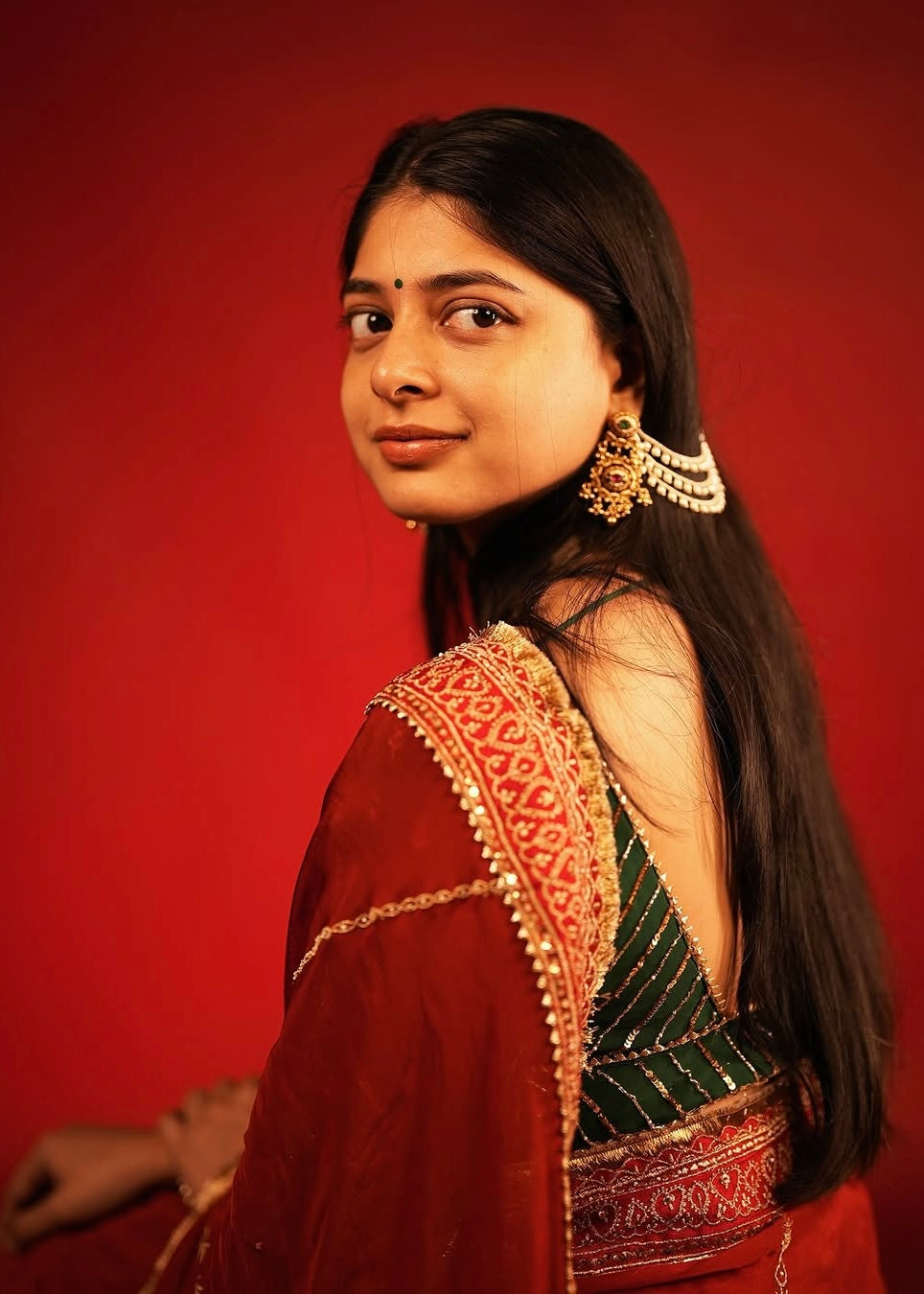 The Janhvi Saree