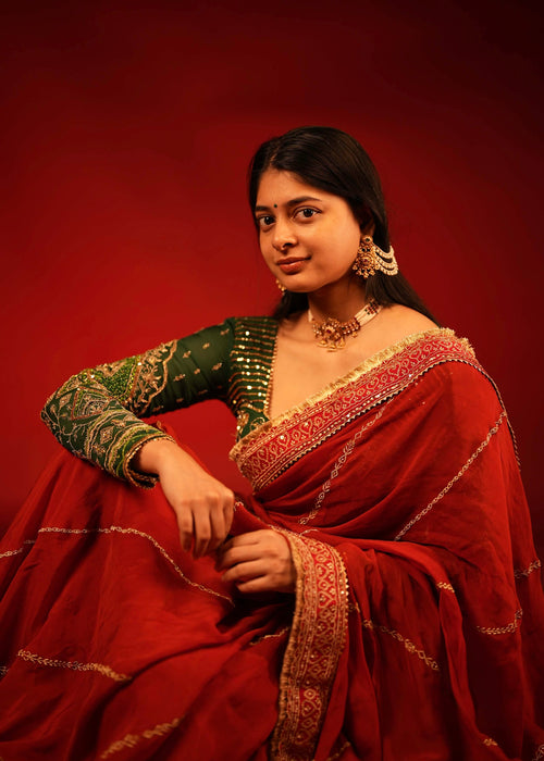 The Janhvi Saree
